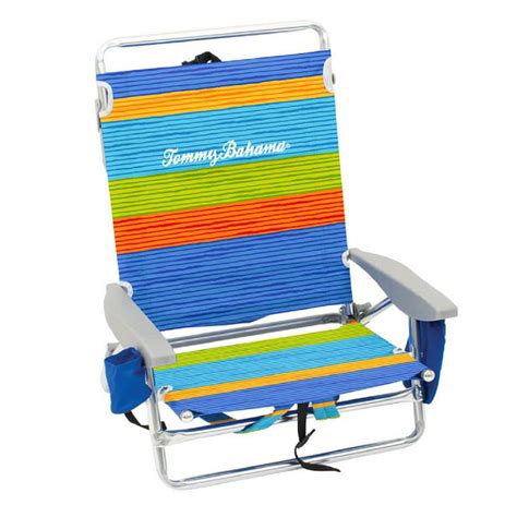 tommy bahama aluminum and fabric 5-position lay flat|tommy bahama backpack beach chair.